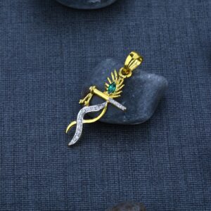 Men's Designer 22K God Gold Pendant- GP42