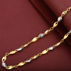 Mens 916 Daily Wear Gold Cz Turkey Chain-MTC24