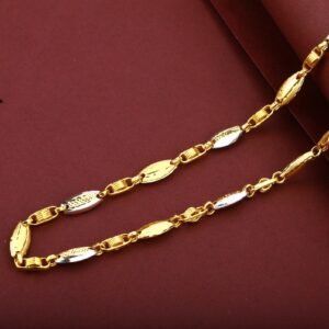 Mens 916 Gold Fancy Turkey Chain-MTC22