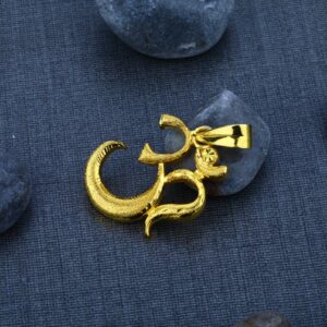 Men's Exclusive 22K OM Gold Gold Pendant- GP36