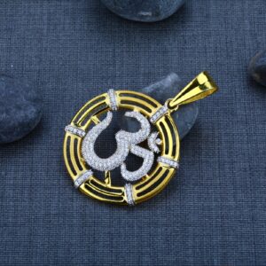 Men's Exclusive 916 OM Gold Pendant- GP24