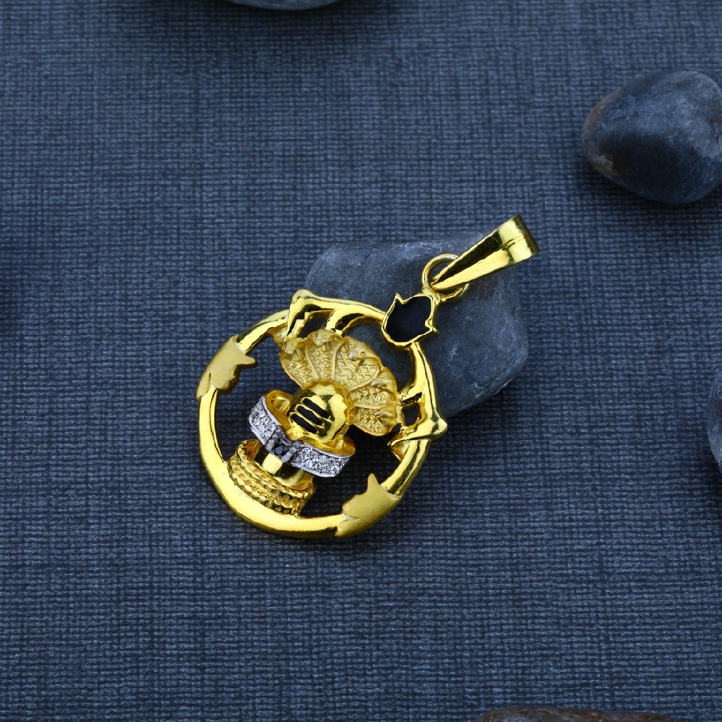Men's Exclusive 22K God Gold Pendant- GP22