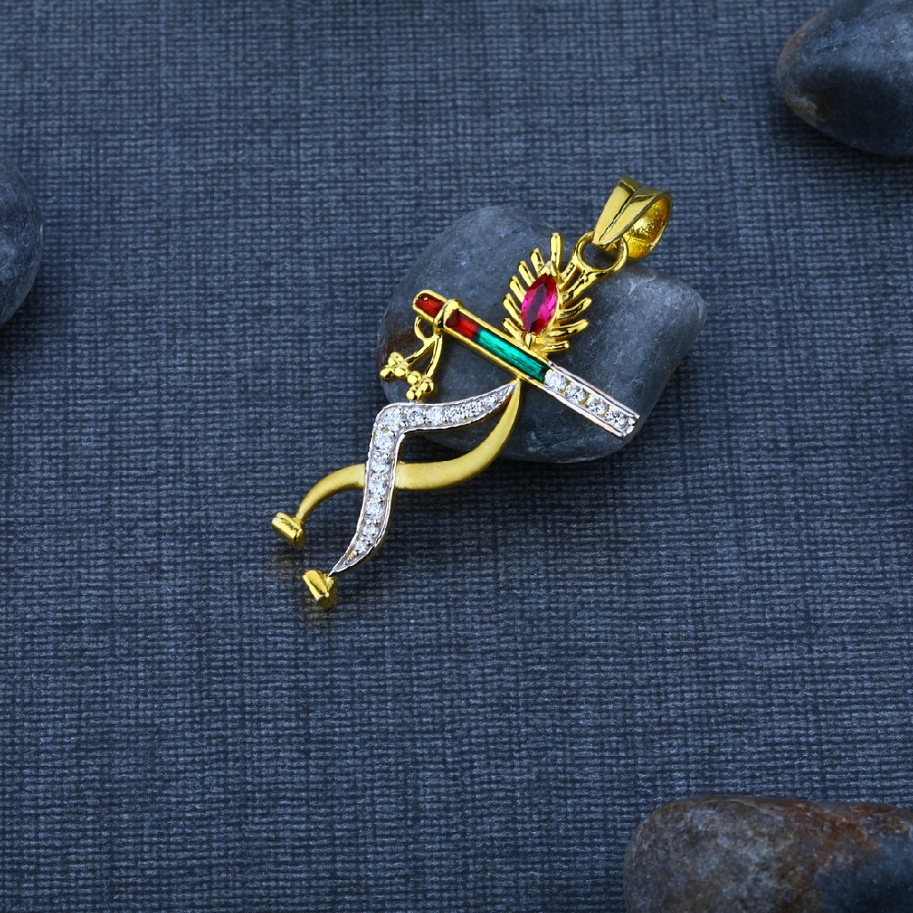 Men's Exclusive 916 Flute God Pendant- GP20