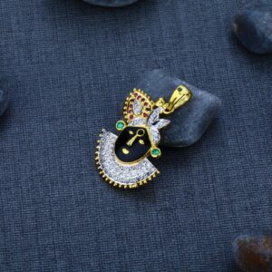 Men's Exclusive 916 Srinathji God Gold Pendant- GP18