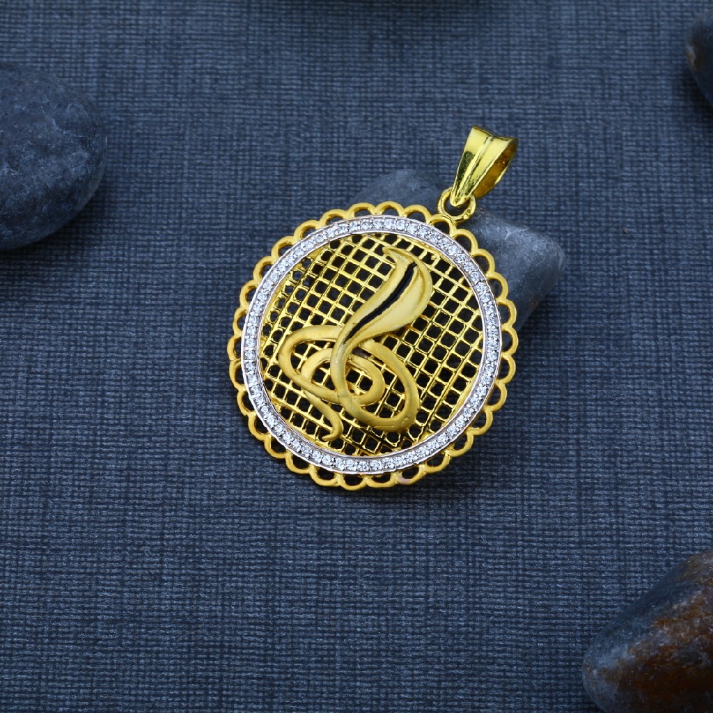 Men's Exclusive 22K God Gold Pendant- GP15
