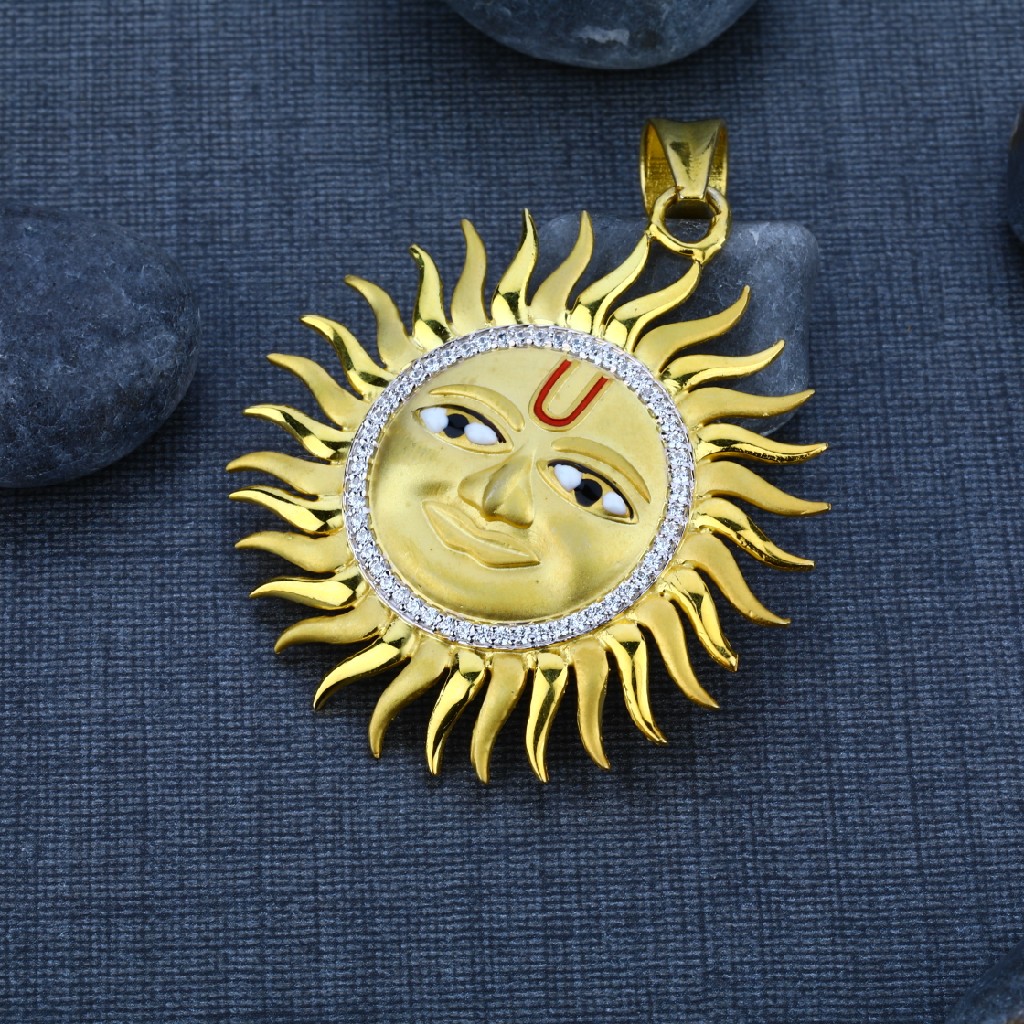 Men's Exclusive 22K God Gold Pendant- GP08