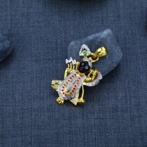 Men's Exclusive 22K Srinathji God Gold Pendent- GP06
