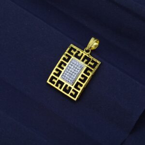 Men's Exclusive 916 Fancy Gold Pendant- MFP09
