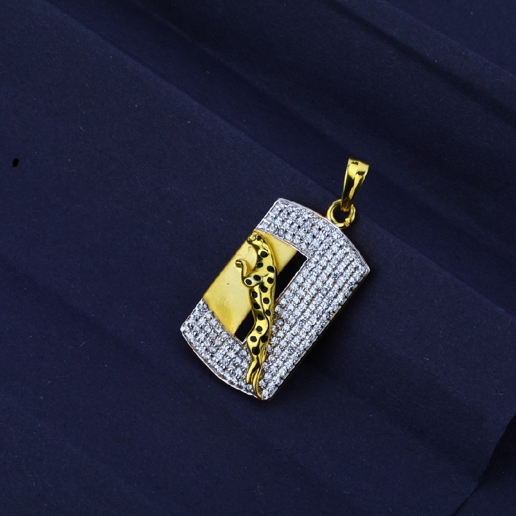 Men's Exclusive 916 Fancy Jaguar Gold Pendant- MFP01