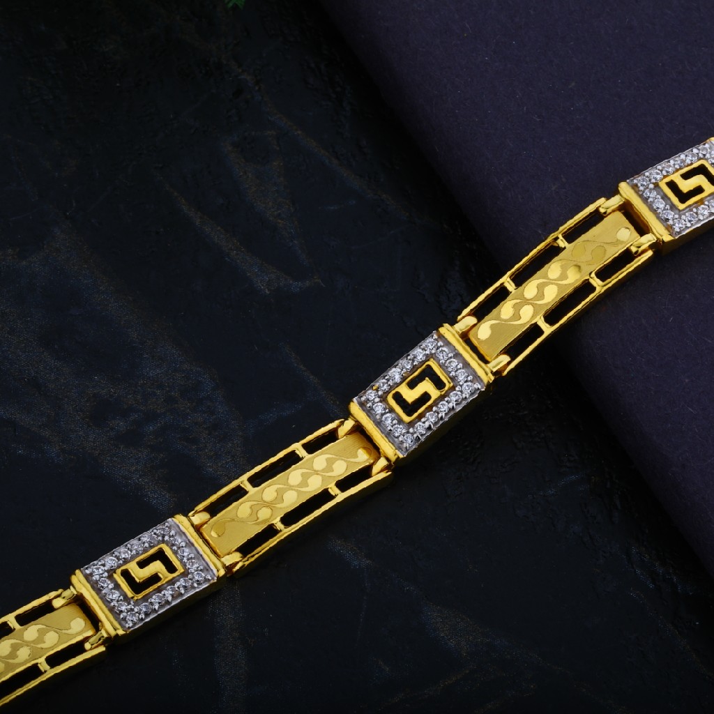 Mens Designer Gold Casting 916 Bracelet-MCB12 - Image 2