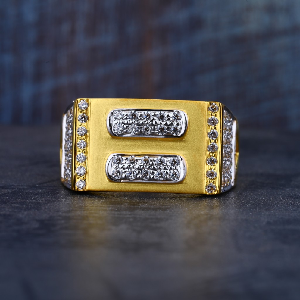 Mens 22K Light Weight Exclusive Gold Ring-MR79 - Image 3