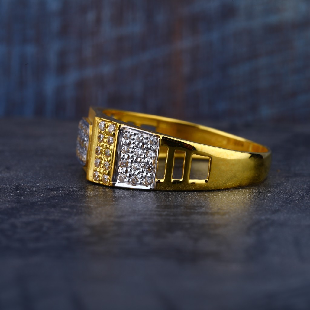 Mens 916 Gold Casting Fancy Ring-MR76 - Image 3