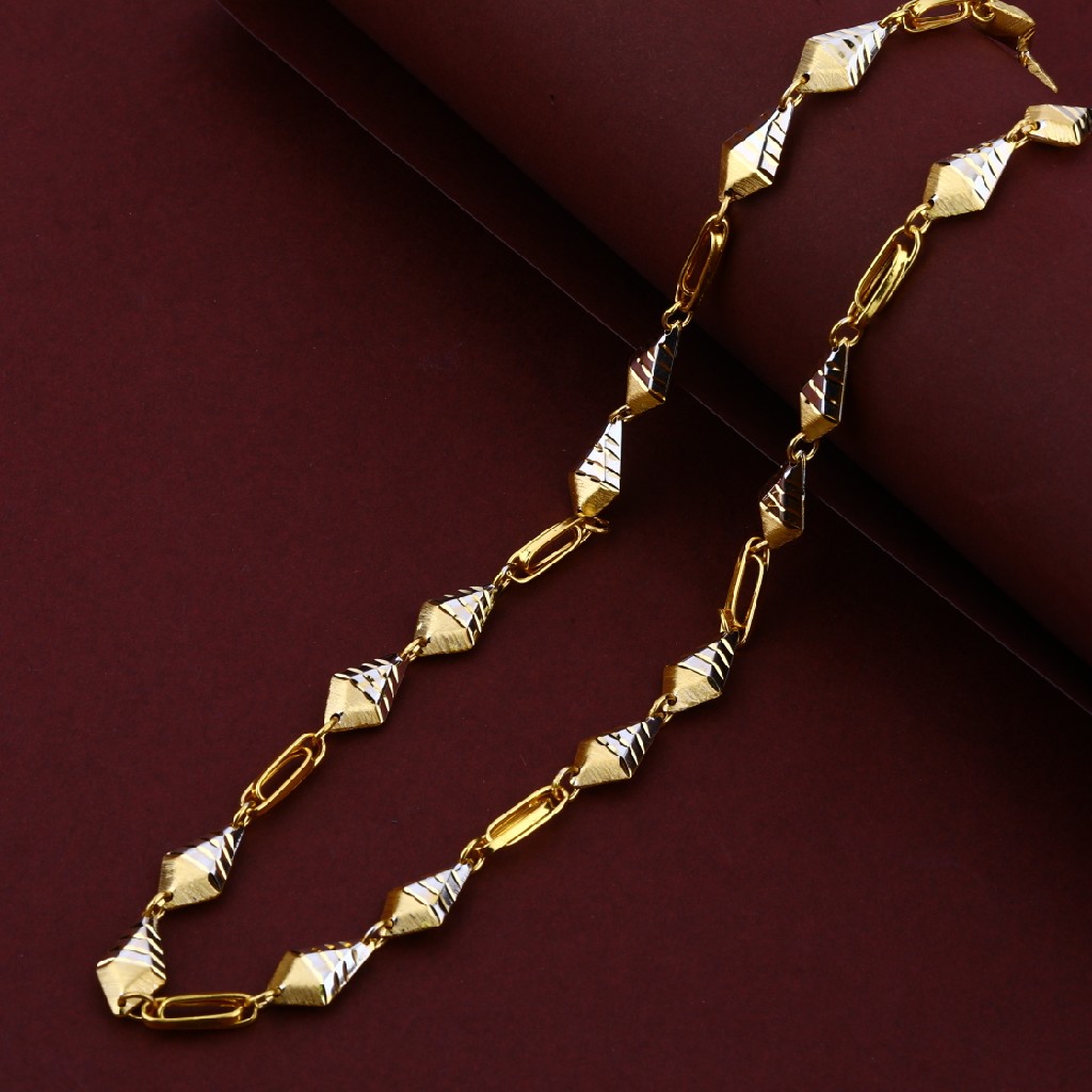 Mens Designer Gold Turkey 916 Cz Italian Chain-MTC20