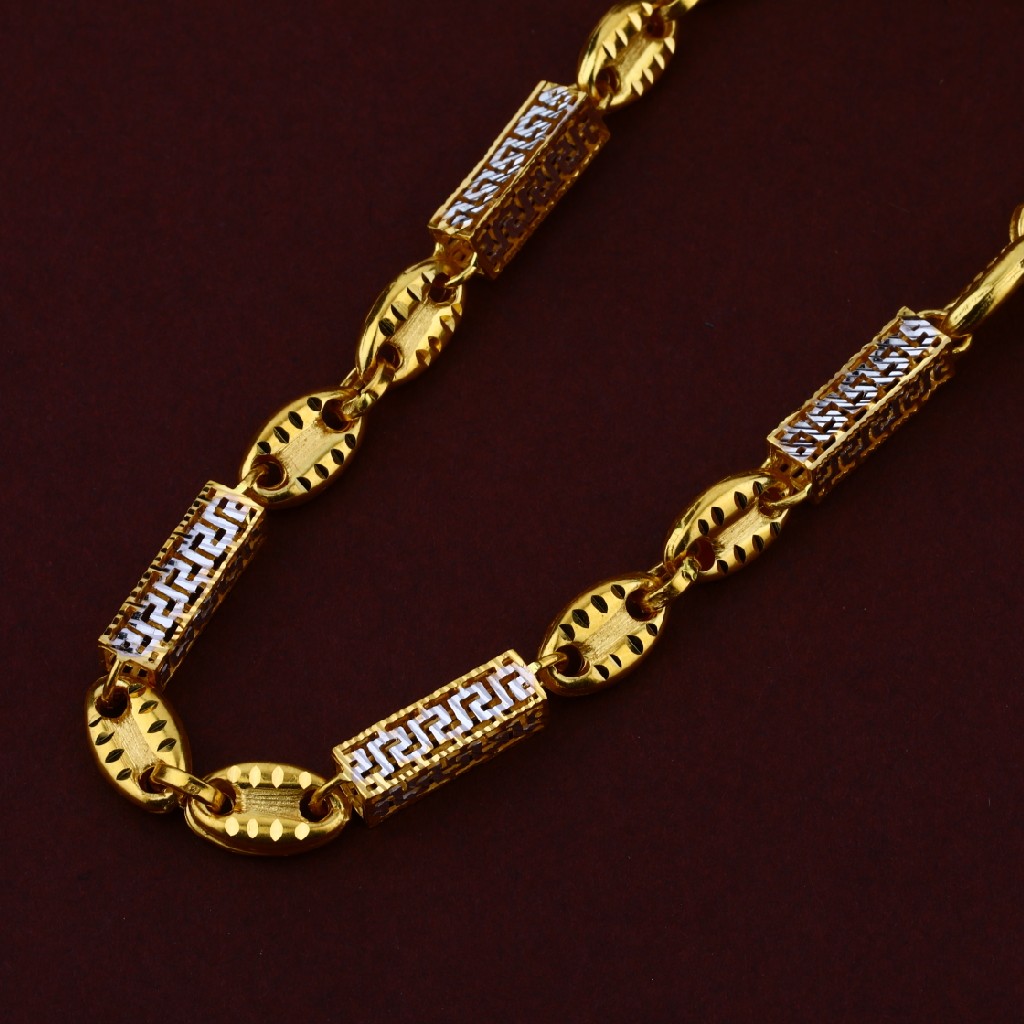 916 Gold Fancy Italian Mens Turkey Cz Chain-MTC16 - Image 2