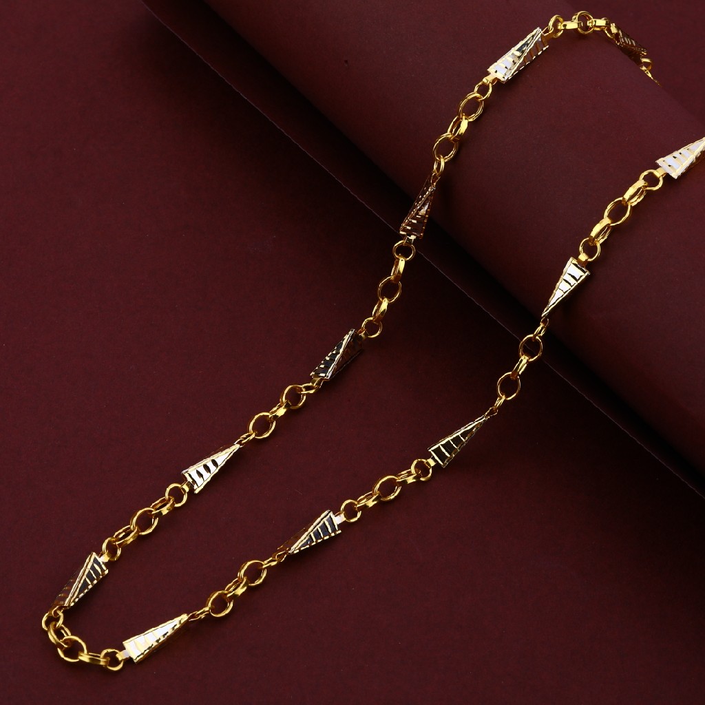 Mens Exclusive Gold Trukey 916 Cz Chain-MTC04