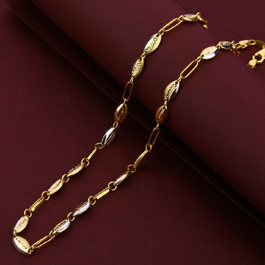 Mens 22K Fancy Italain Turkey Gold Chain-MTC03