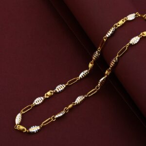 Mens 916 Gold Cz Italian Turkey Chain-MTC01