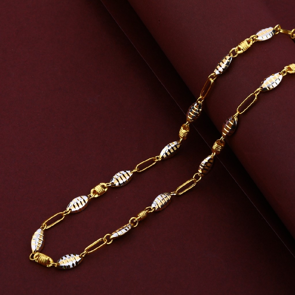 Mens 916 Gold Cz Italian Turkey Chain-MTC01