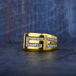 Mens Exclusive 916 Gold Fancy Ring-MR27