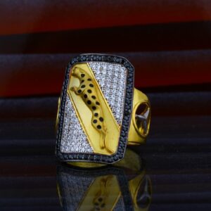 Mens 916 Exclusive Gold Jaguar Ring-MHR19