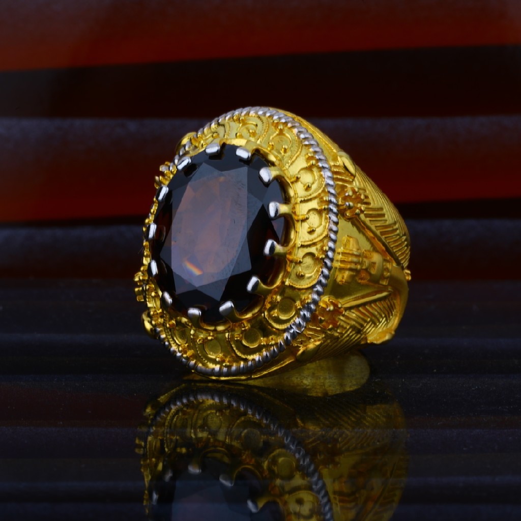 Mens Designer Exclusive Heavy Weight Gold Ring-MHR10