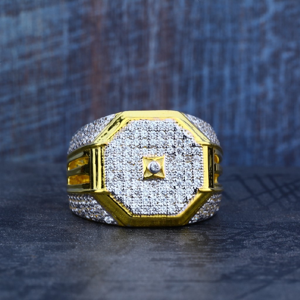 Mens Exclusive Desinger 22ct Gold Ring-MR14 - Image 2