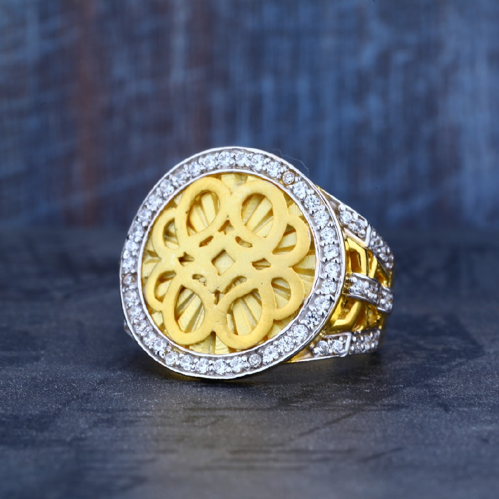Mens 22ct Gold Fancy Ring-MR02