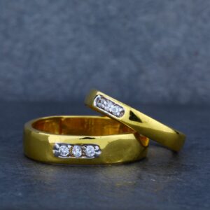 22ct Gold Fancy Couple Ring-CR22