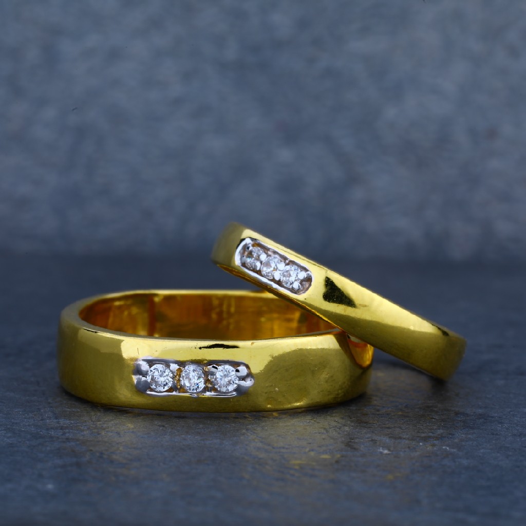 22ct Gold Fancy Couple Ring-CR22