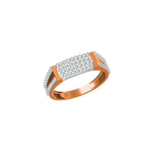18Kt Rose Gold Gents Wear Desinger Ring-31314