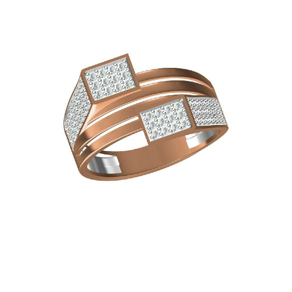 18Kt Rose Gold Exclusively Men's Outwear Ring-31310