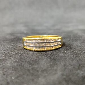 916 Exclusive Fancy Girls Gold Band -24704