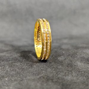 22Kt Designer Outwear Women's Gold Band-24702