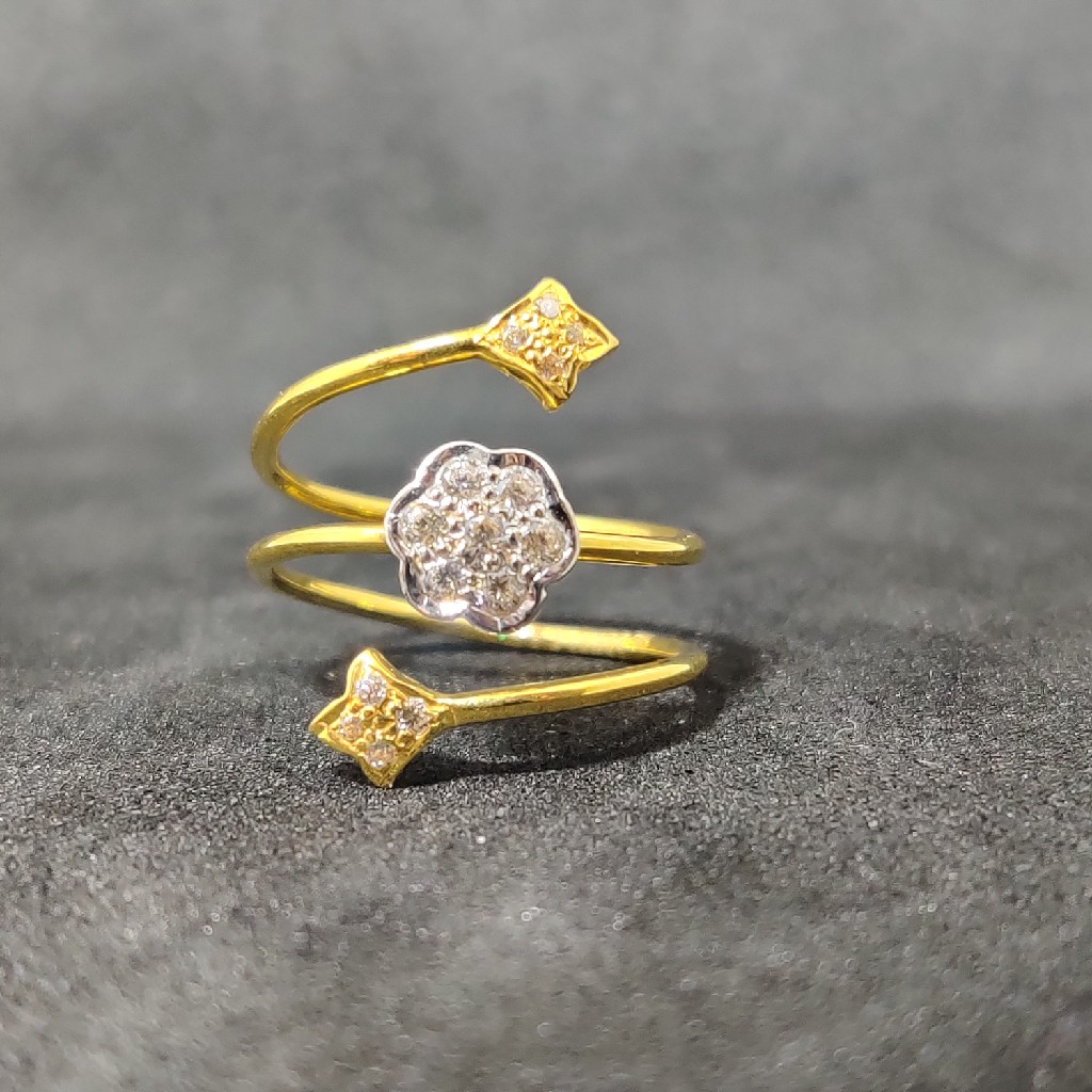 22Kt Fancy Daily Wear Ladies Ring -24961