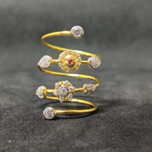 Exclusive 22Kt Designer Gold Spring Ring-24956