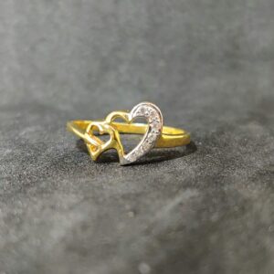 22k Ladies Casual Wear Gold Ring-17020