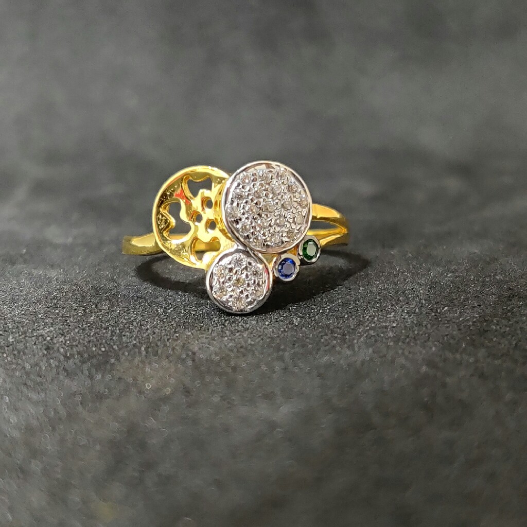 22k Women Fashionable Ring-17006