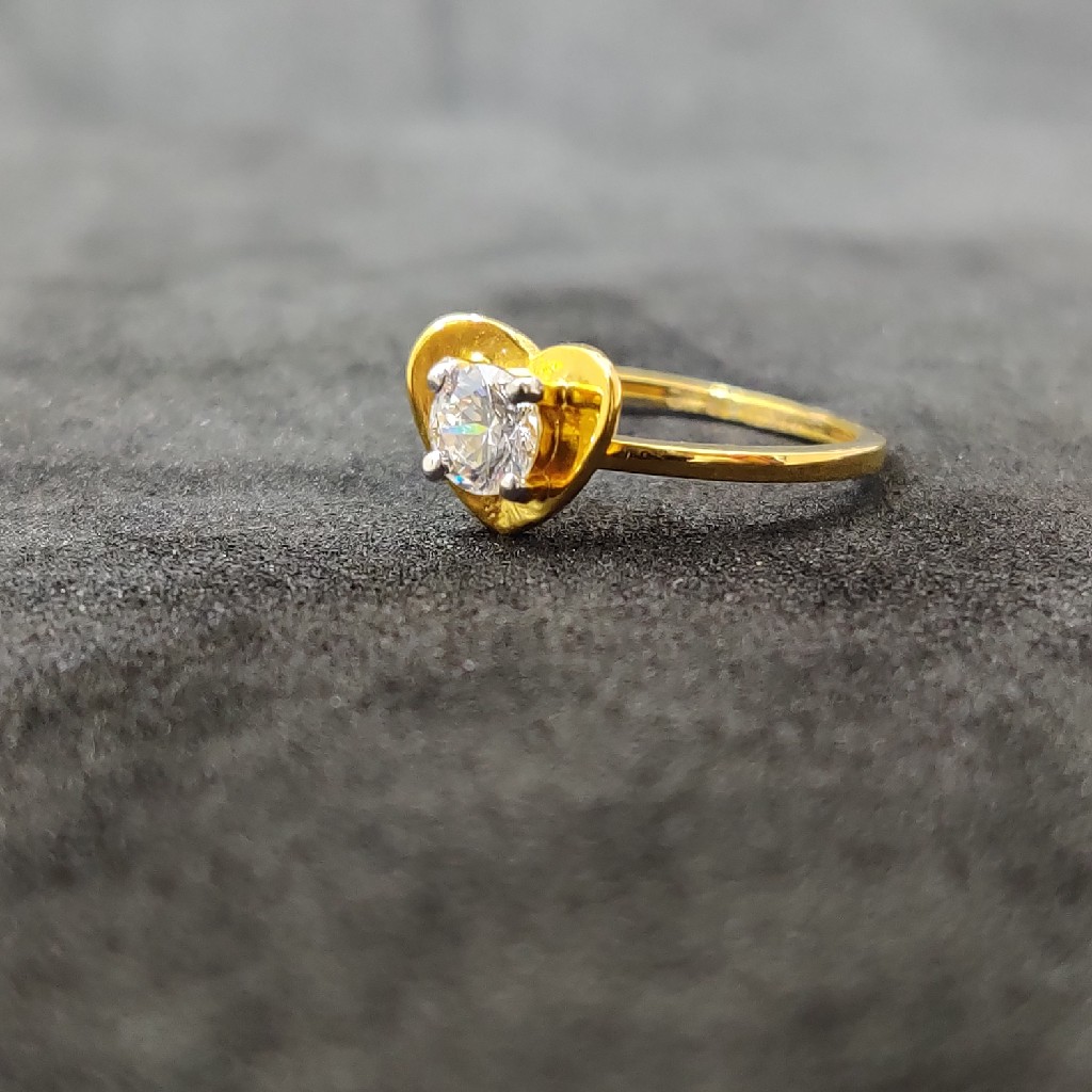 916 Ladies Single Stone Ring - Image 2