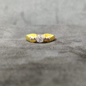 916 Women's Solitaire Gold Ring - 21004
