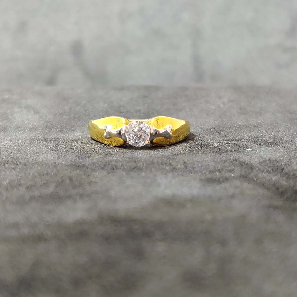 916 Women's Solitaire Gold Ring - 21004