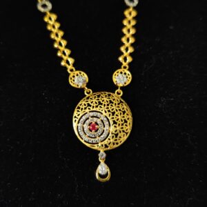 Ladies fashionable Daily Wear Gold Set