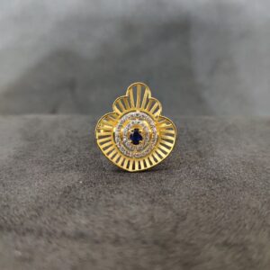 916 Designer Daily Wear  Ladies Gold Ring-15013