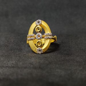Ladies fashionable 22K Daily Wear Gold Ring - 15007