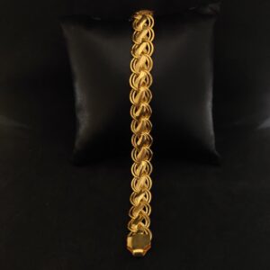 Men's 22k Lotus Gold Bracelet-10905