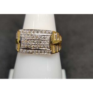 916 Gents Fancy Gold Ring Gr-28639