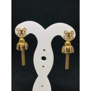 22k Ladies Fancy Gold Earring Er-60054