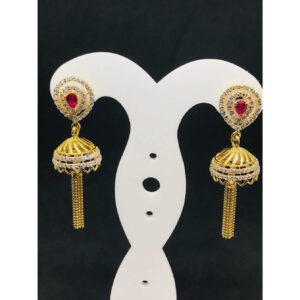 22k Ladies Fancy Gold Earring Er-60052