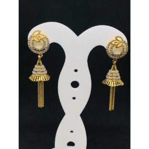 916Ladies Jummar Fancy Gold Earring Er-60051