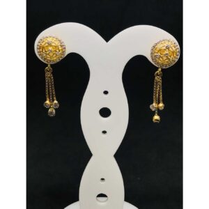 916 Ladies Fancy Gold Earring Er-60048