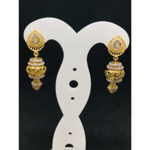 22k Ladies Fancy Gold Earring Er-60046